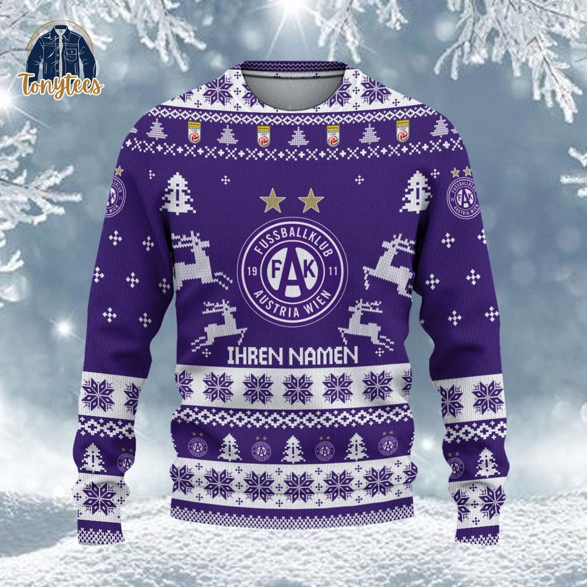 FK Austria Wien Admiral Bundesliga 2024 Ugly Sweater