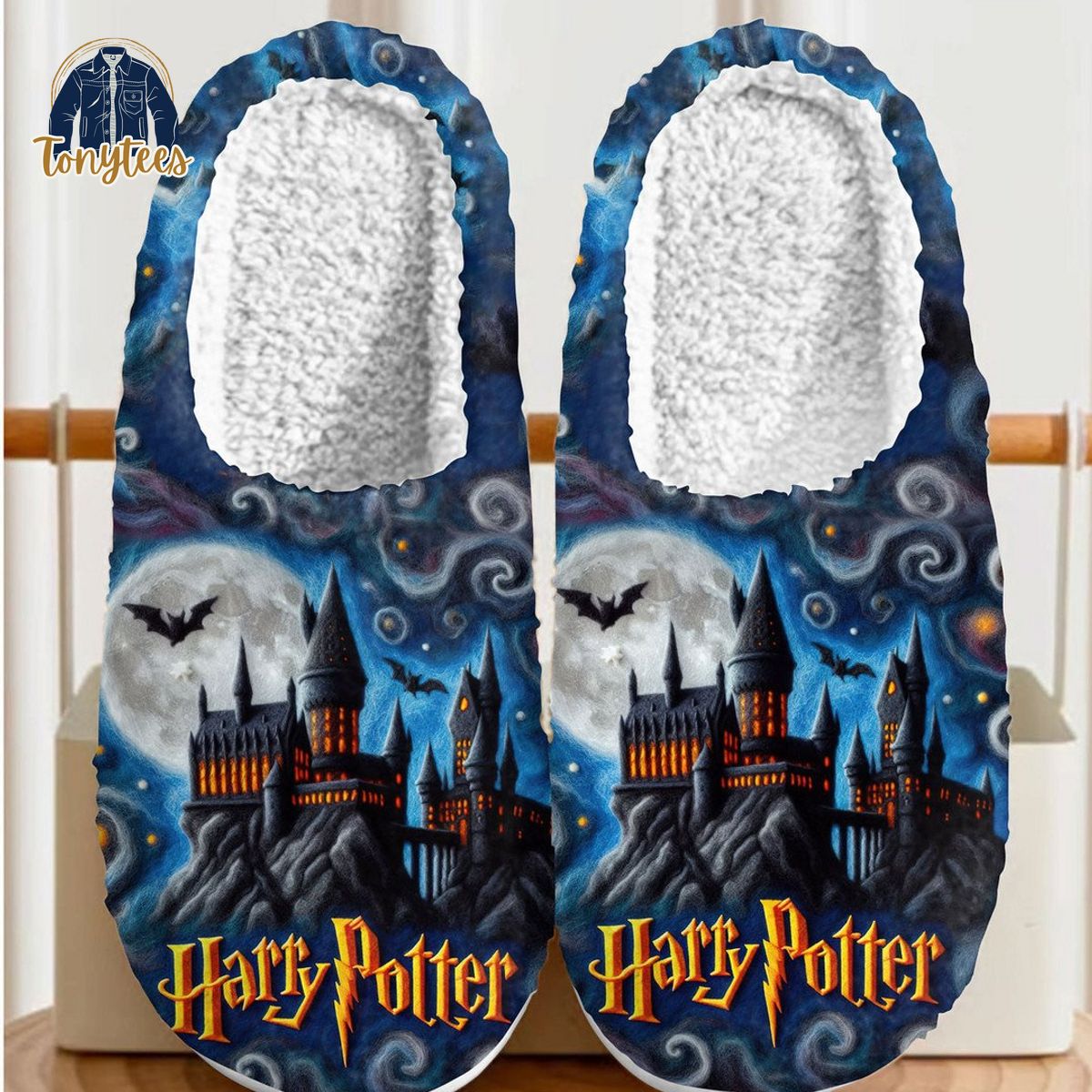 Harry Potter Halloween Fleece Slippers