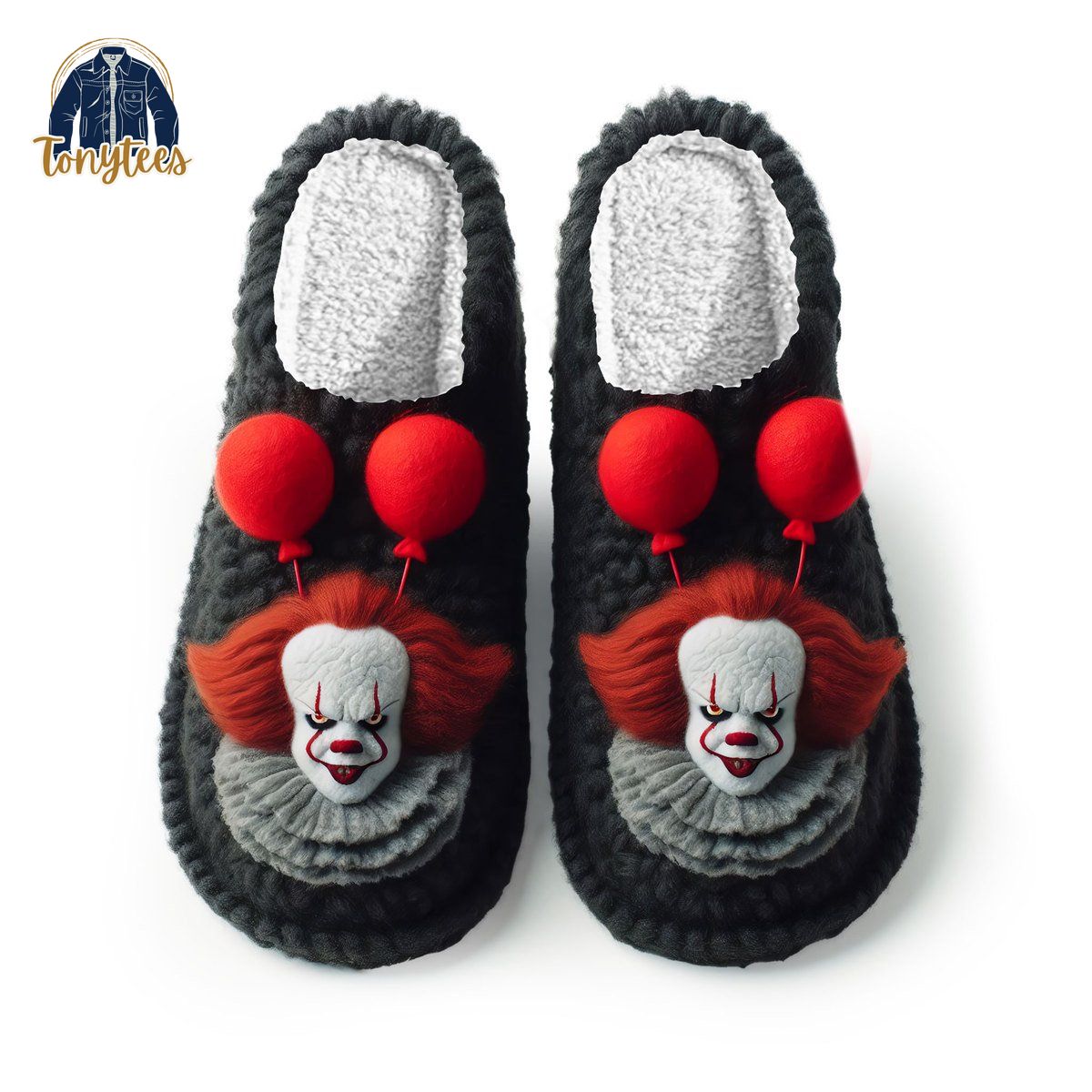 IT Halloween Fleece Slippers