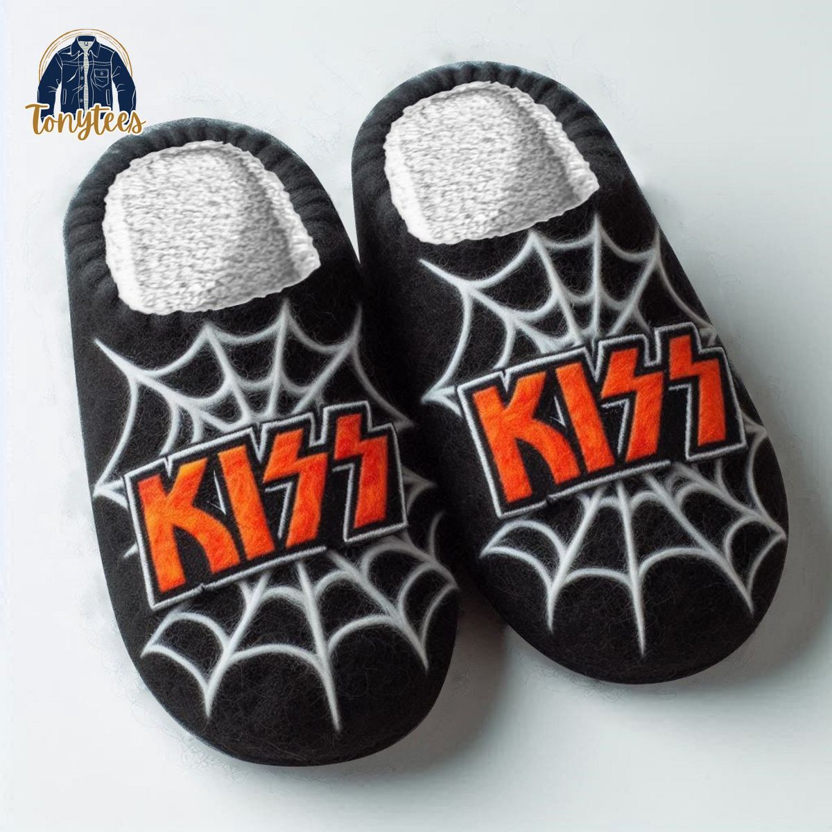 Kiss band Fleece Slippers