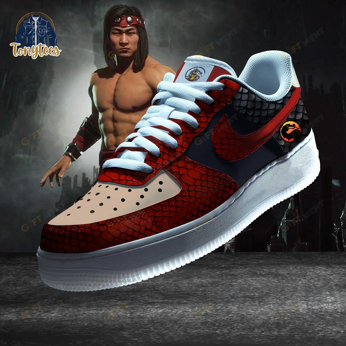 Liu Kang Mortal Kombat Air Force 1 Sneaker