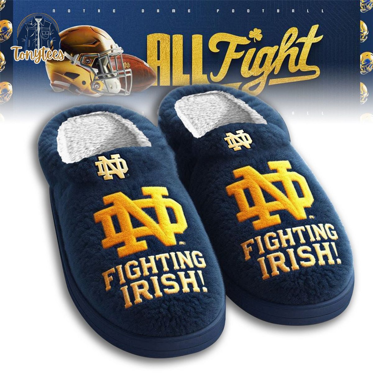 Notre Dame Fighting Irish Fleece Slippers