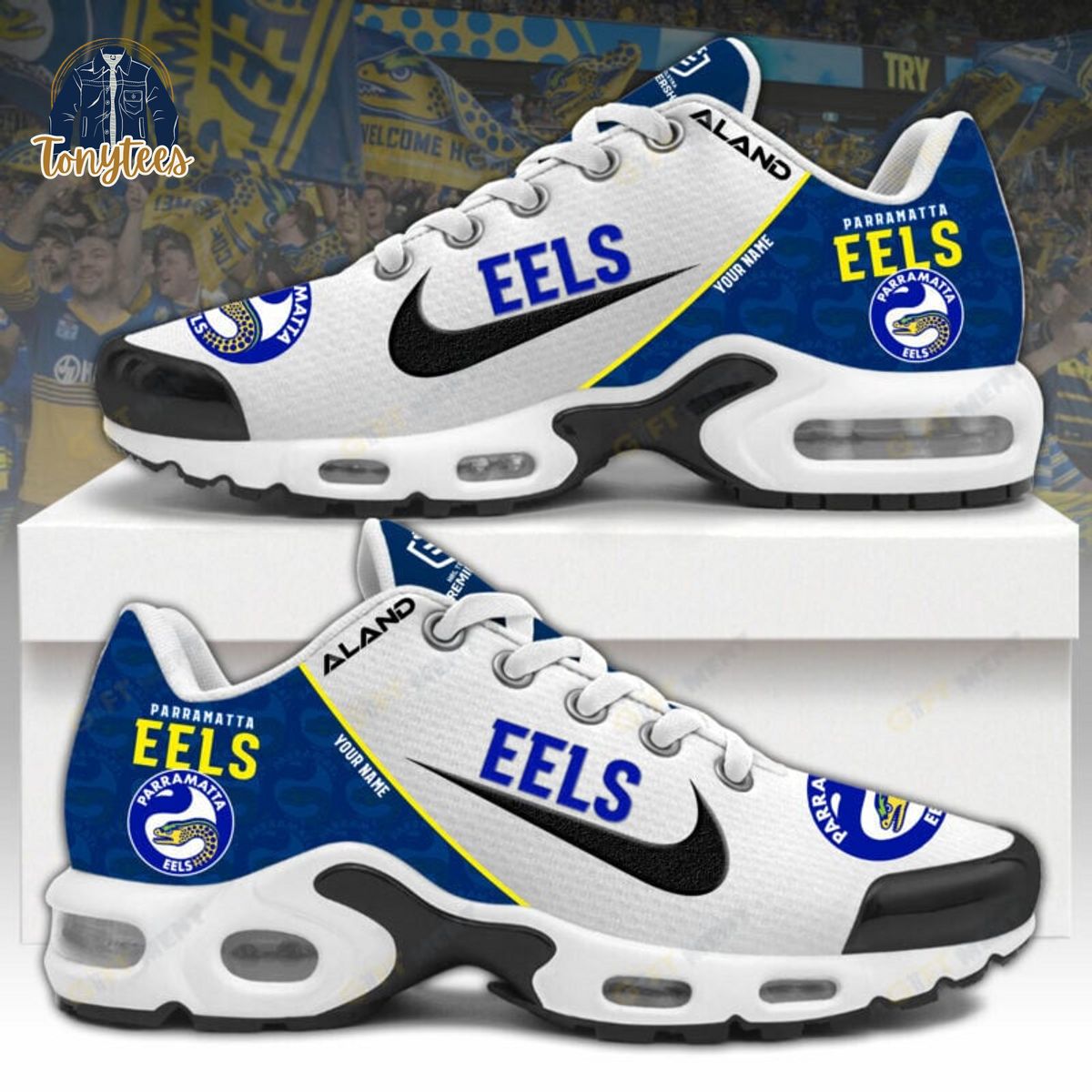 Parramatta Eels NRL Custom Name TN Sport Shoes