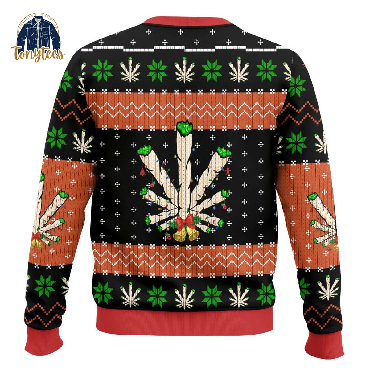 Santa Claus 420 I’m ready to jingle all the way to cloud nine ugly sweater