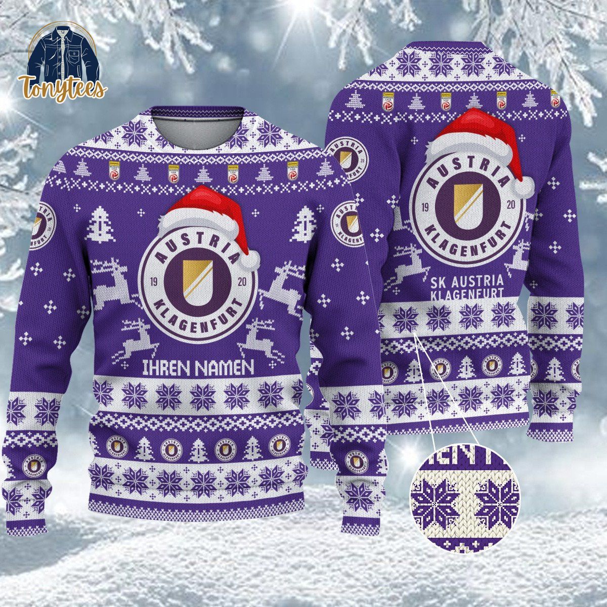 SK Austria Klagenfurt Admiral Bundesliga 2024 Ugly Sweater