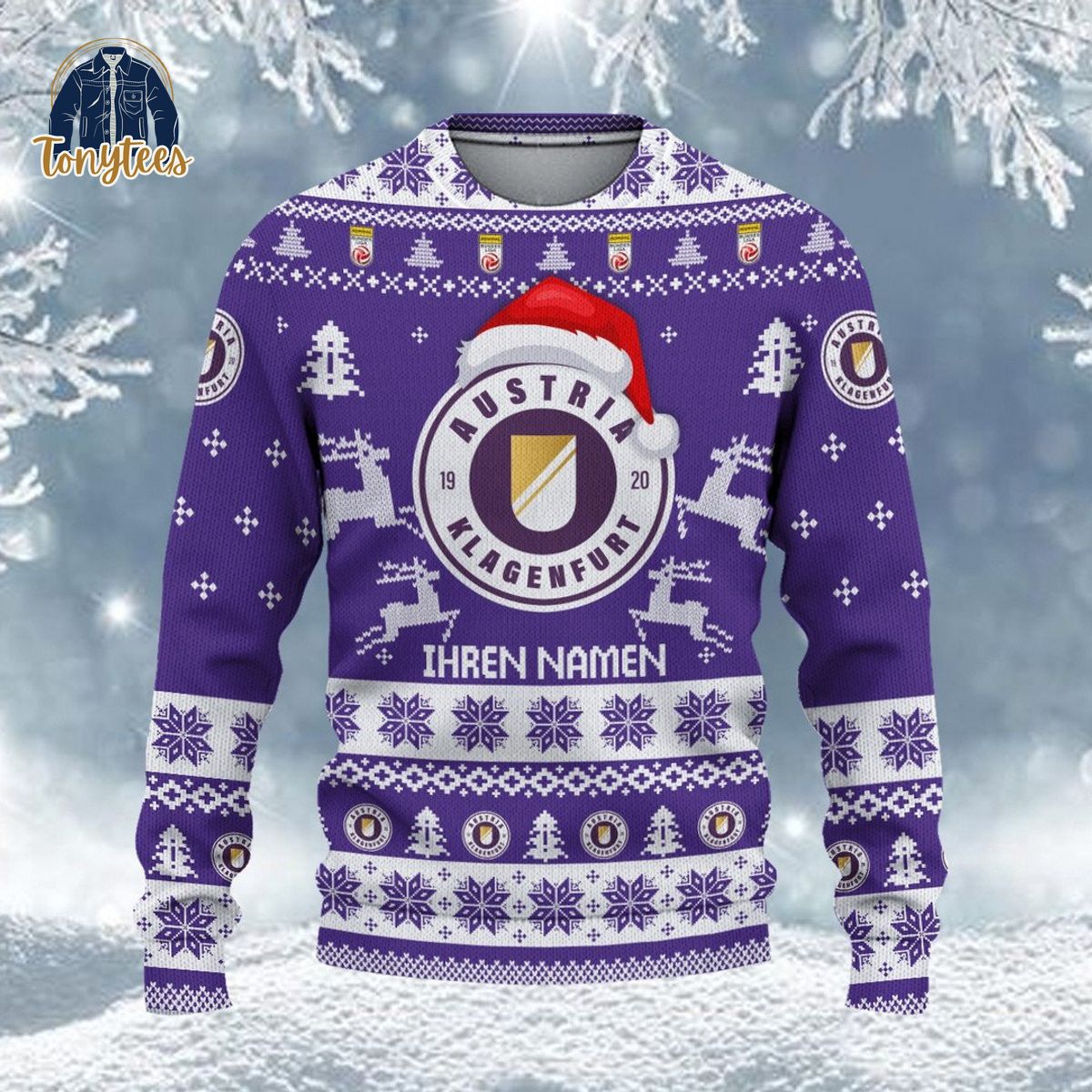 SK Austria Klagenfurt Admiral Bundesliga 2024 Ugly Sweater