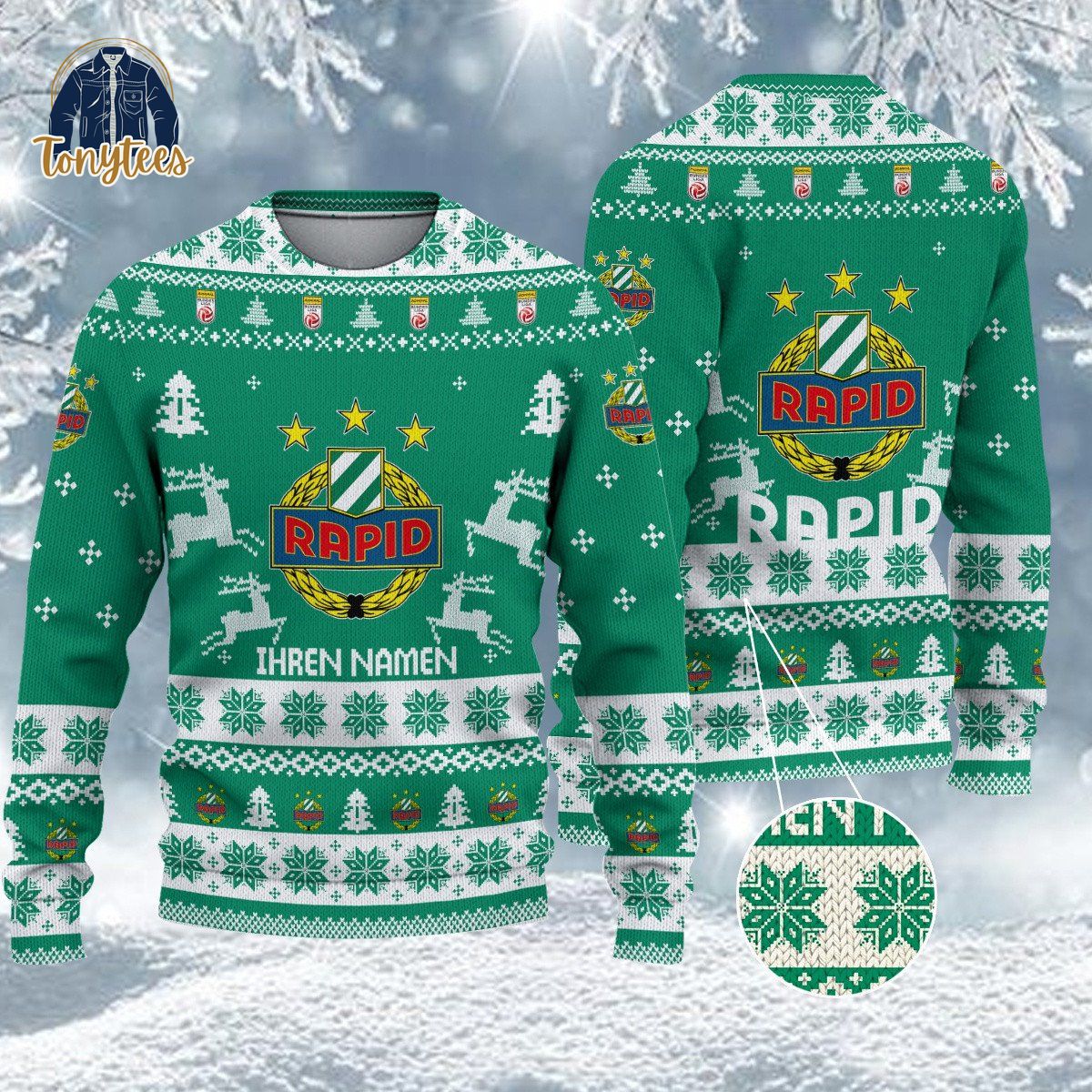 SK Rapid Wien Admiral Bundesliga 2024 Ugly Sweater