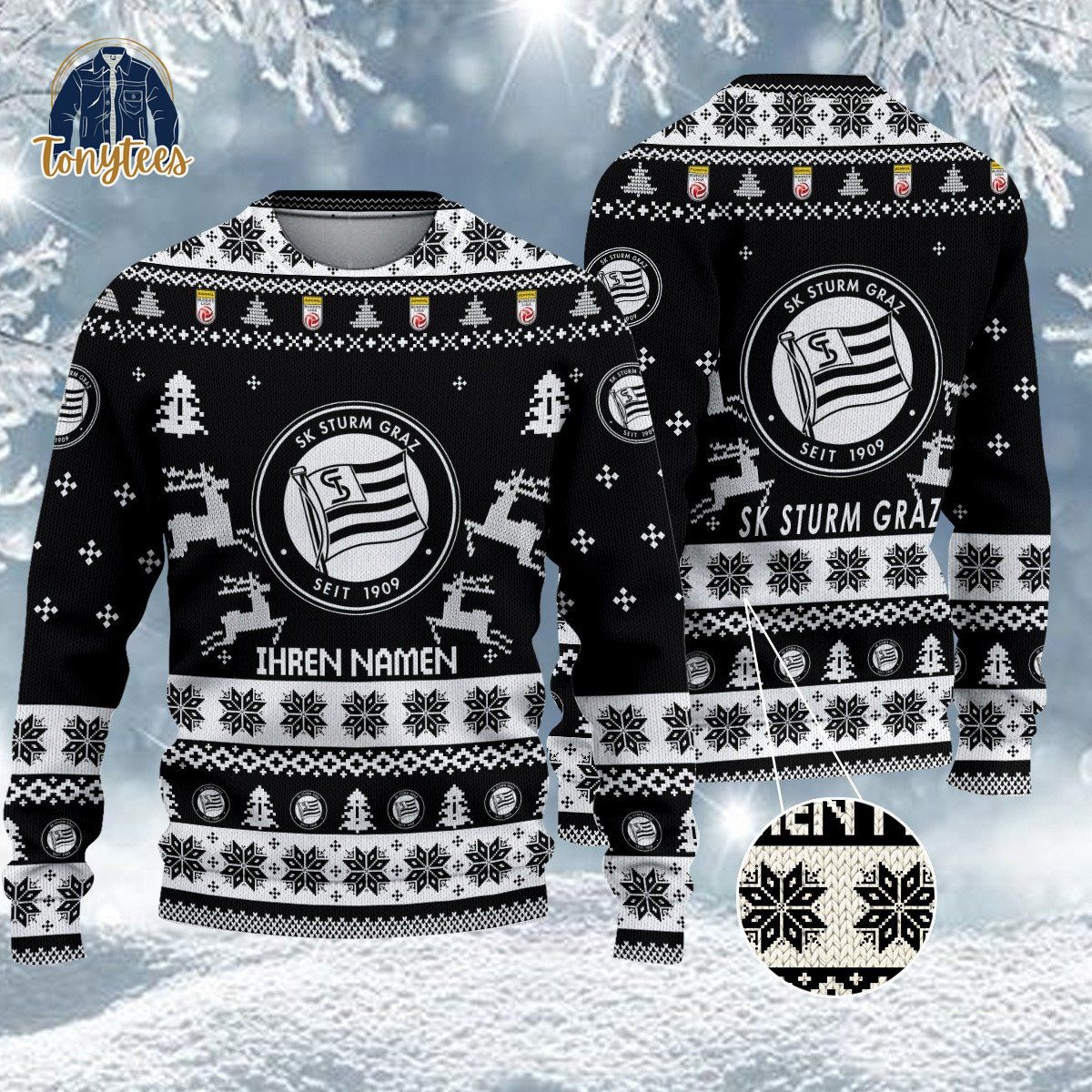 SK Sturm Graz Admiral Bundesliga 2024 Ugly Sweater