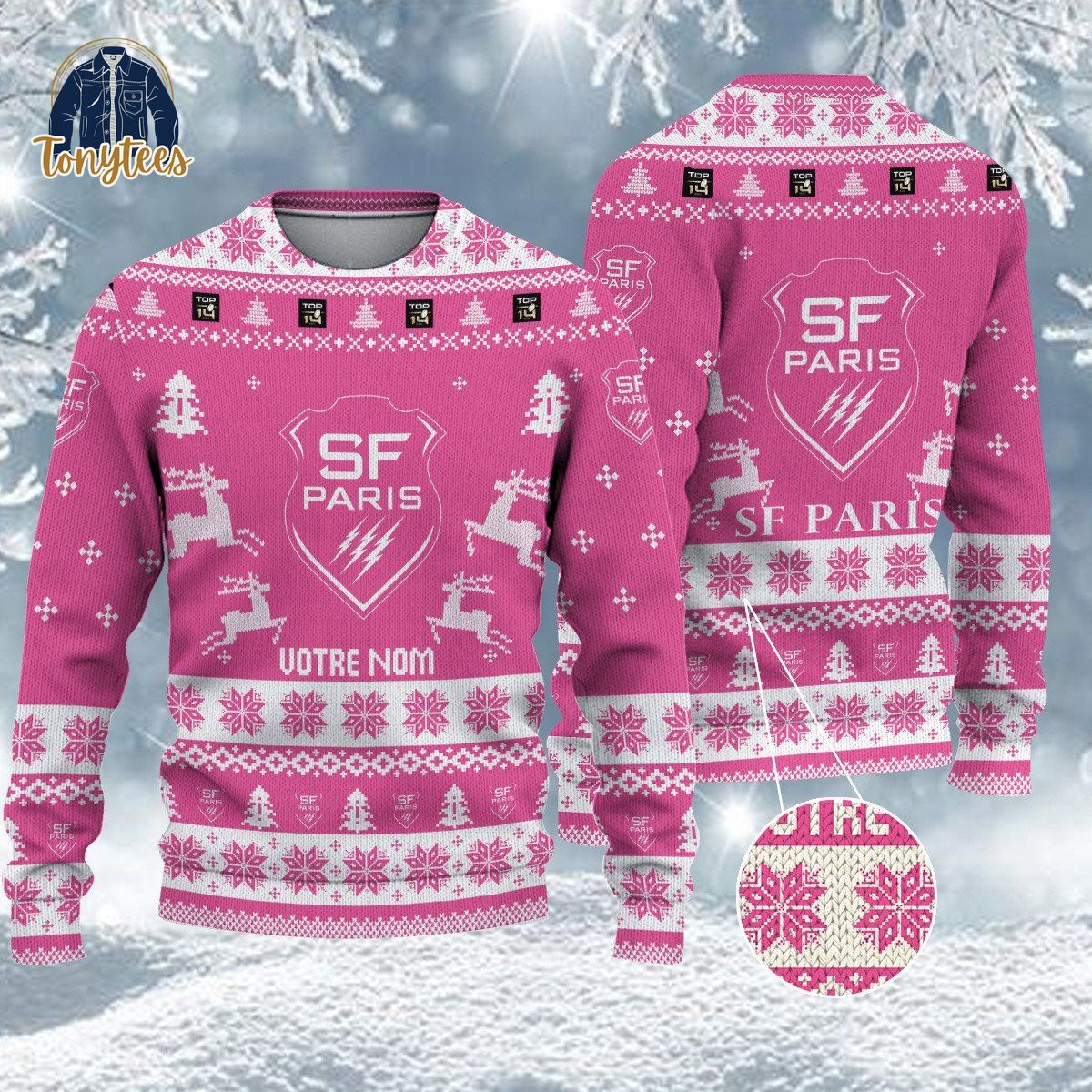 Stade Francais 2024 Pull moche Top 14