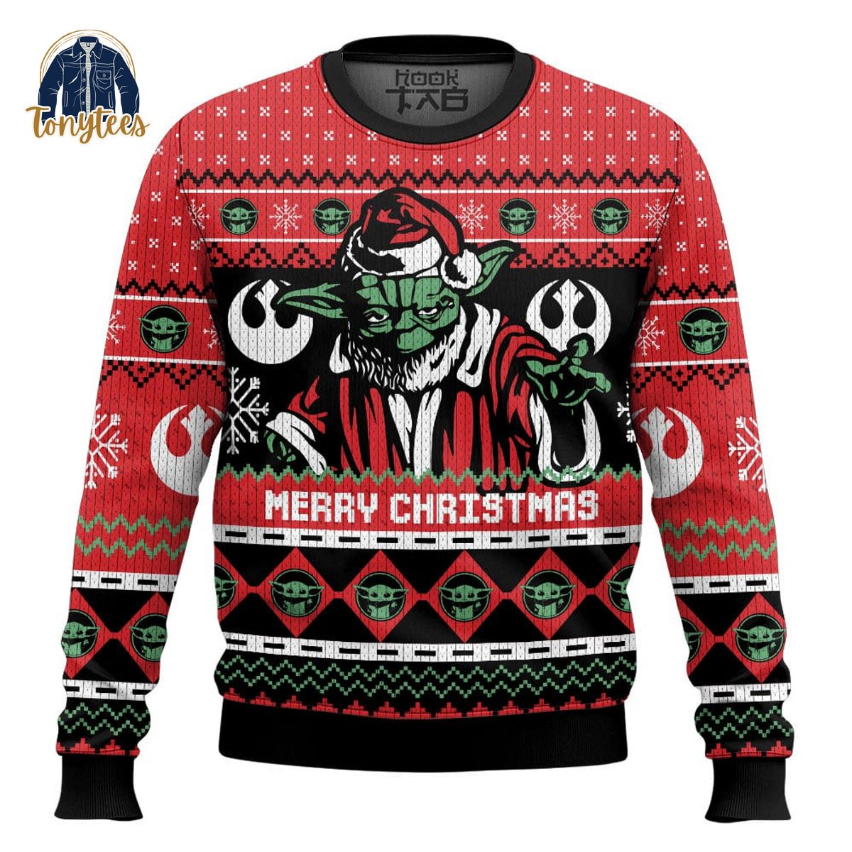 Star Wars Yoda Merry Christmas Ugly Sweater