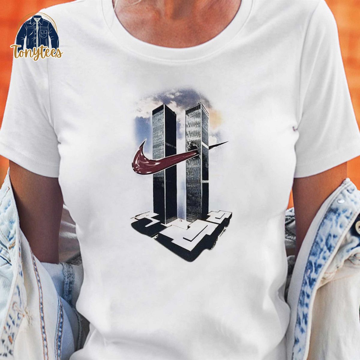 Twin Towers 9 11 Nike Shirt