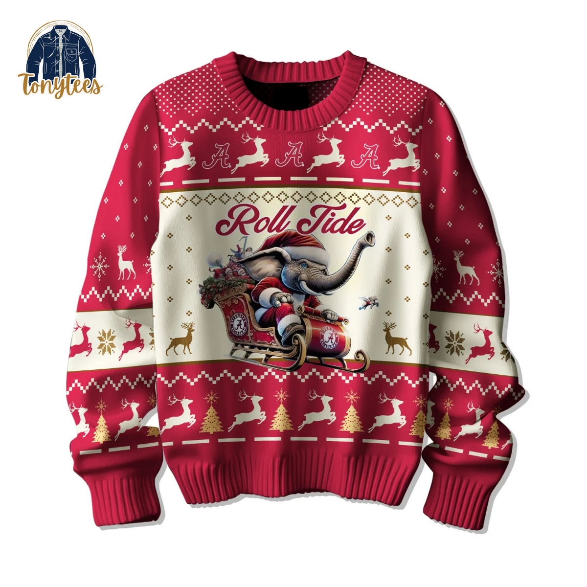 Alabama Crimson Tide Roll Tide Ugly Christmas Sweater