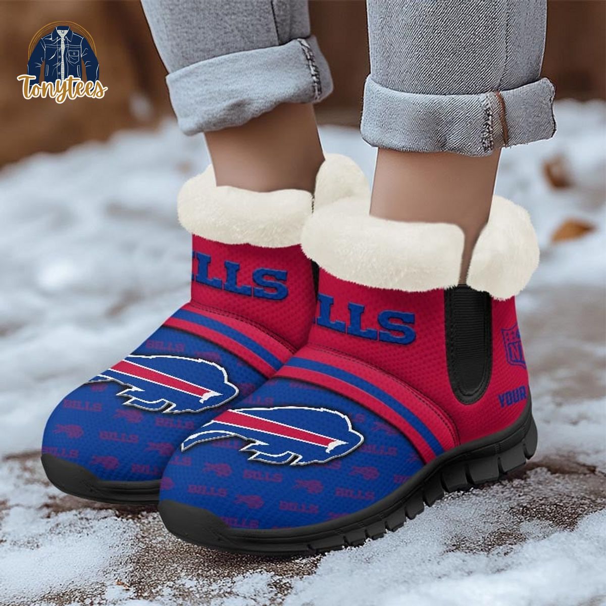 Buffalo Bills Personalized Snow Boots