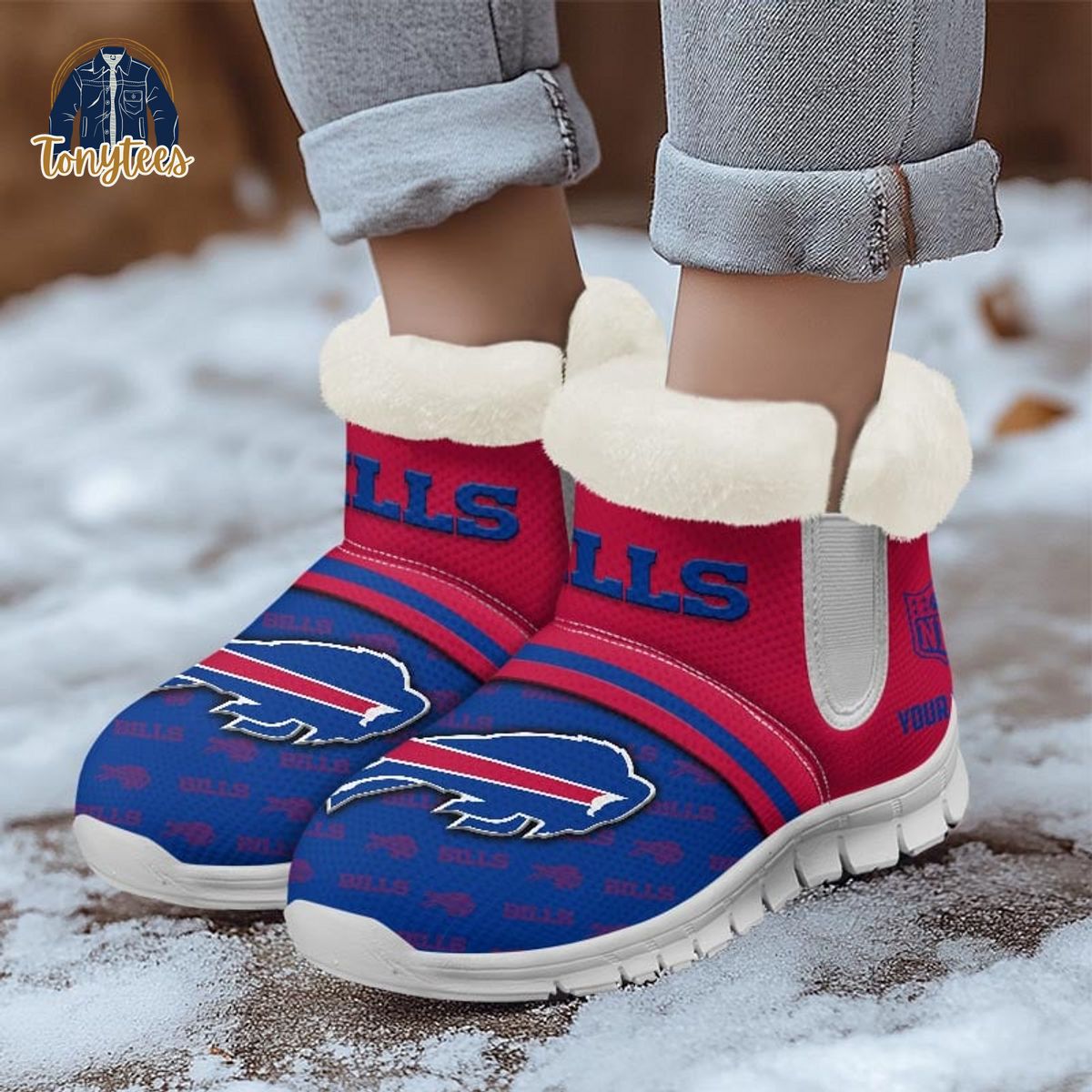 Buffalo Bills Personalized Snow Boots