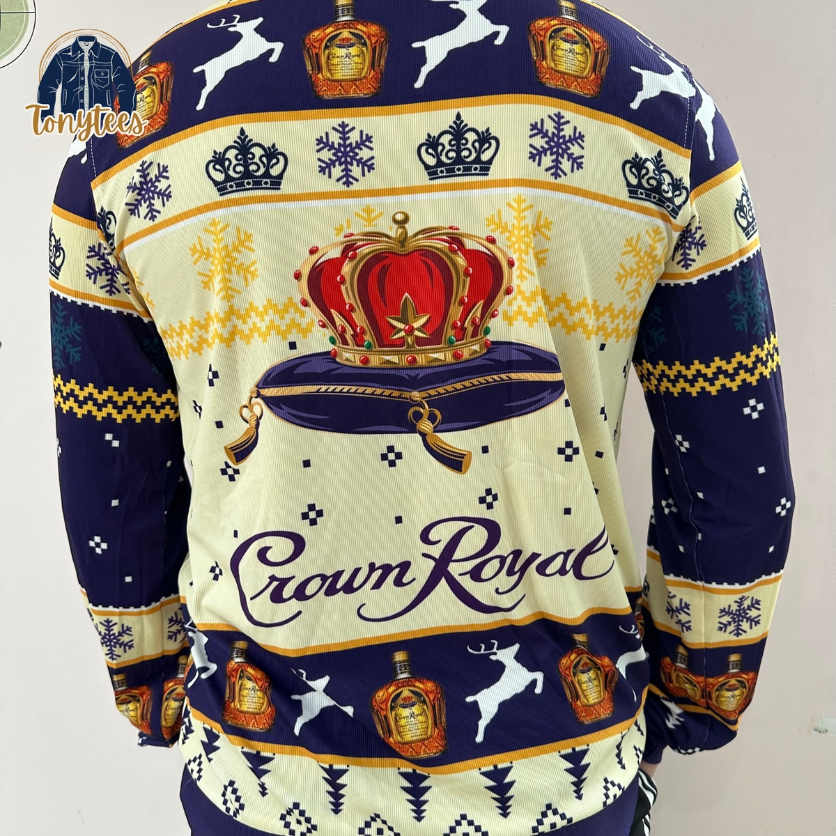 Crown Royal Whisky Ugly Christmas Sweater