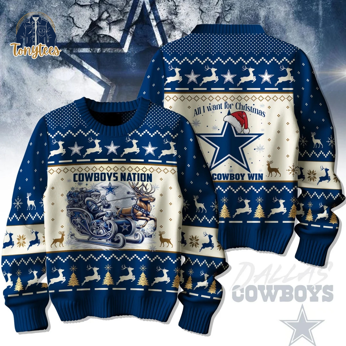 Dallas Cowboys Cowboys Nation Ugly Christmas Sweater