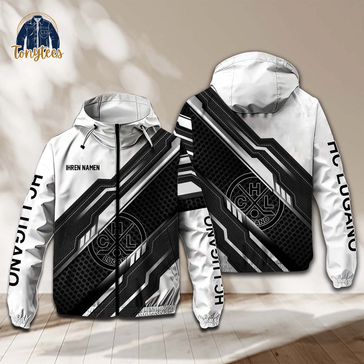 HC Lugano Personalized Rush Waterproof Jacket