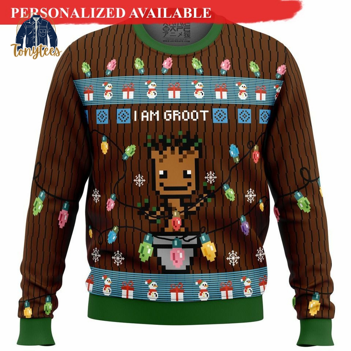 I am Groots Ugly Christmas Sweater