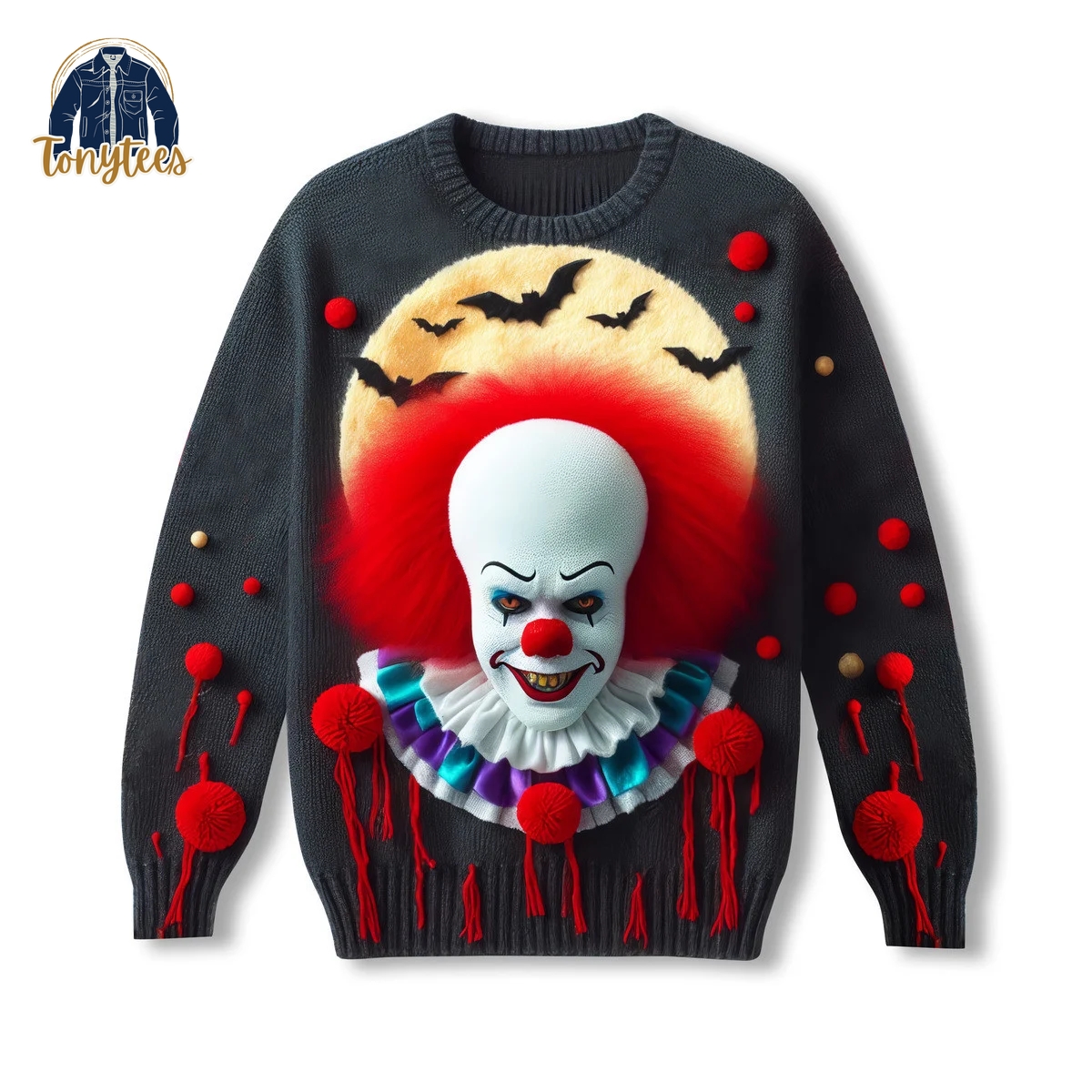 IT Halloween Horror Ugly Christmas Sweater