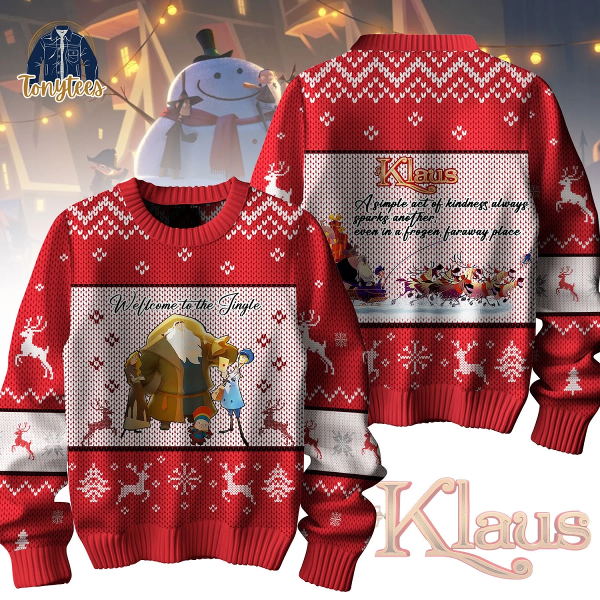 Klaus Welcome to the Jingle Ugly Christmas Sweater