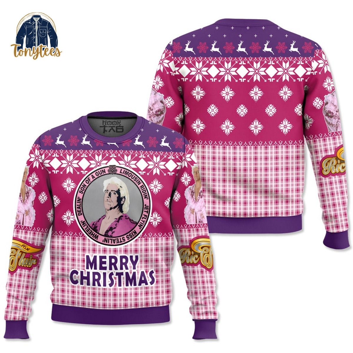 Legendary Ric Flair WWE Ugly Christmas Sweater