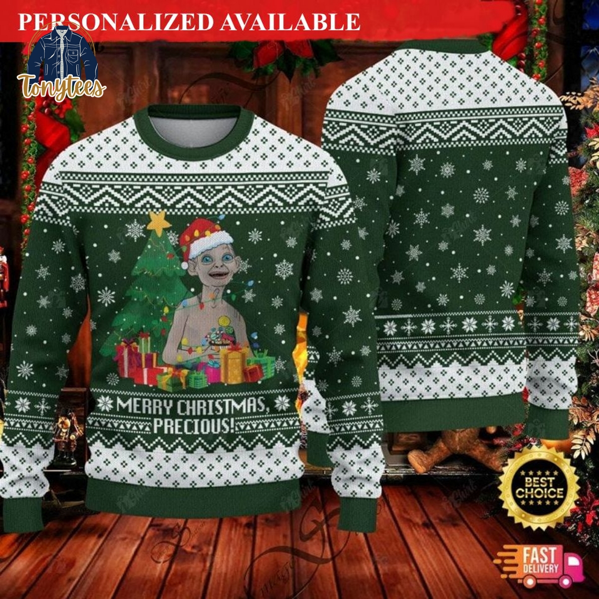 Lord Of The Ring My Precious Meme Ugly Christmas Sweater