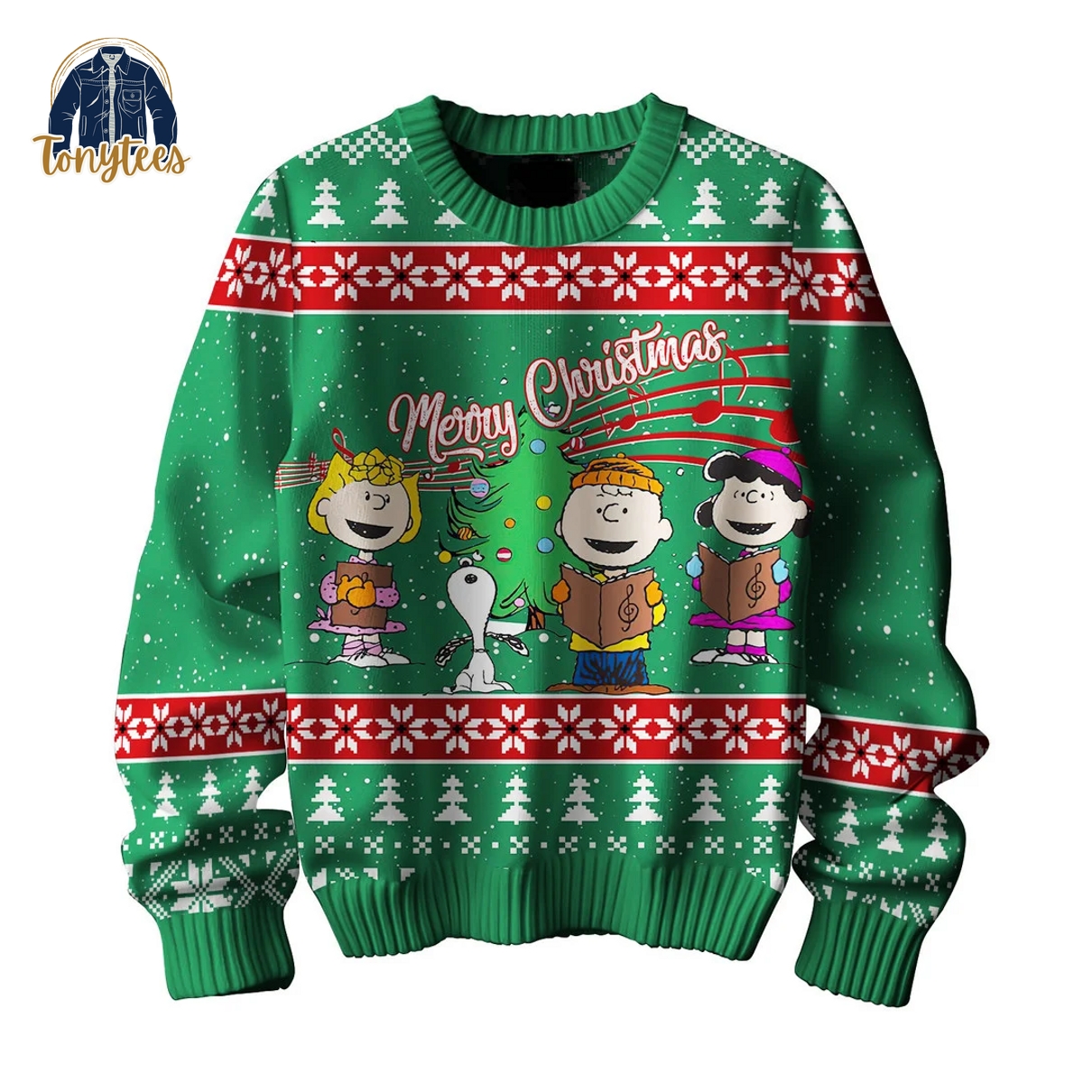 Merry Christmas Charlie Brown and Snoopy Ugly Christmas Sweater