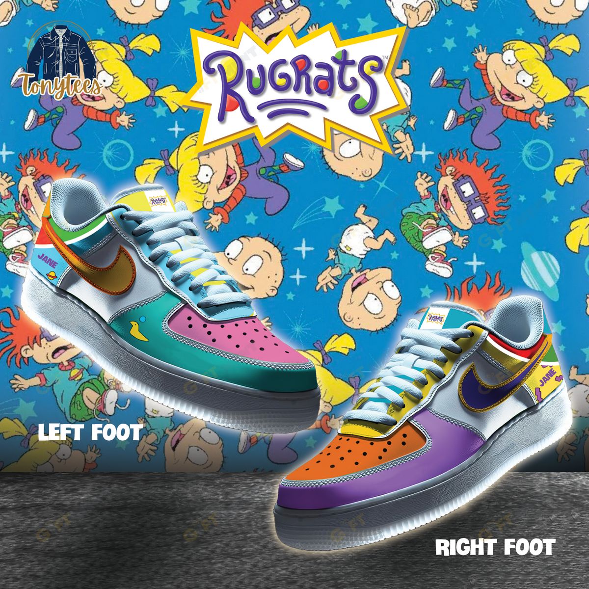 Mix Rugrats Personalized Air Force 1 Sneaker