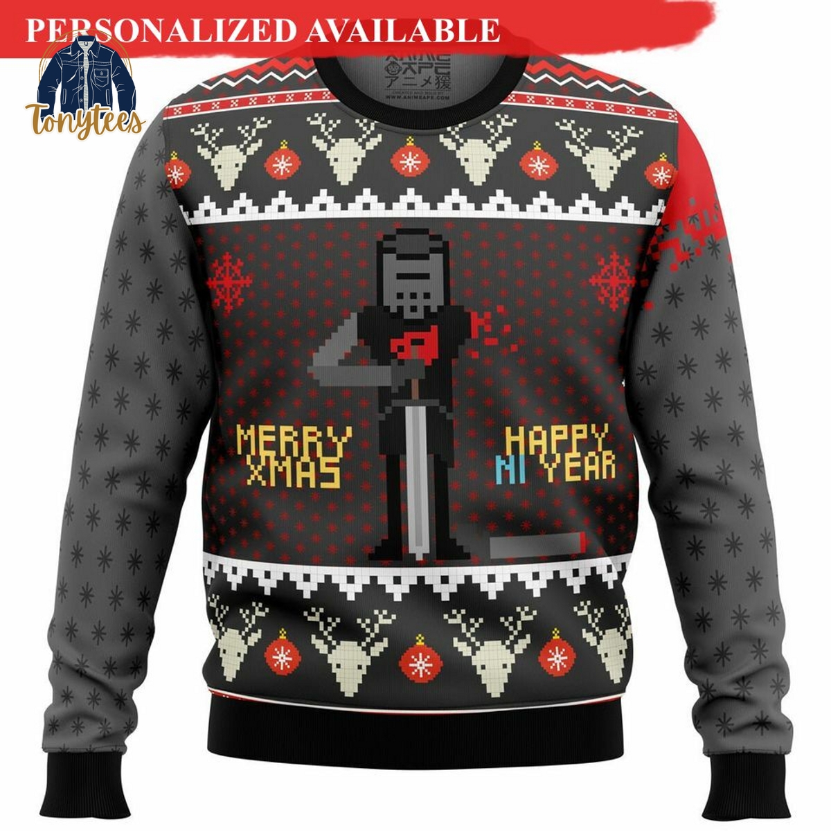 Monty Pythons Merry Xmas and Happy Ni Year Ugly Christmas Sweater