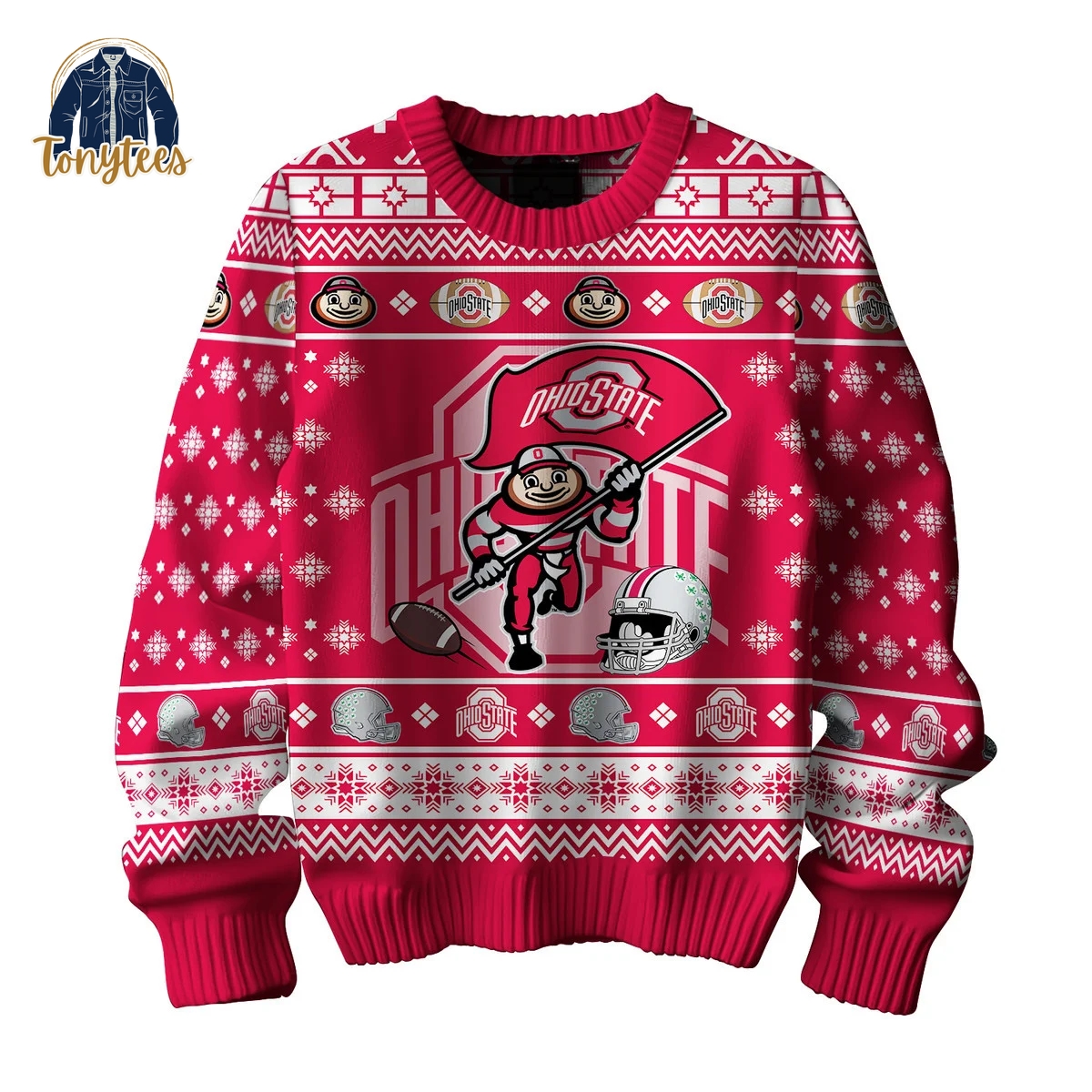 NCAA State Buckeyes Ugly Christmas Sweater