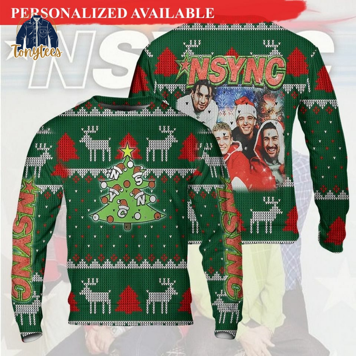 Nsync Band Ugly Christmas Sweater