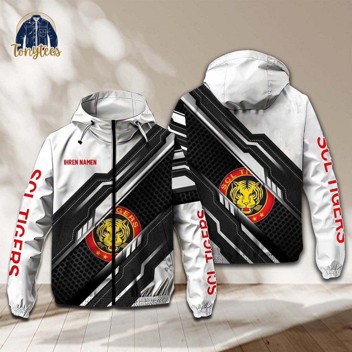 SCL Tigers Personalized Rush Waterproof Jacket