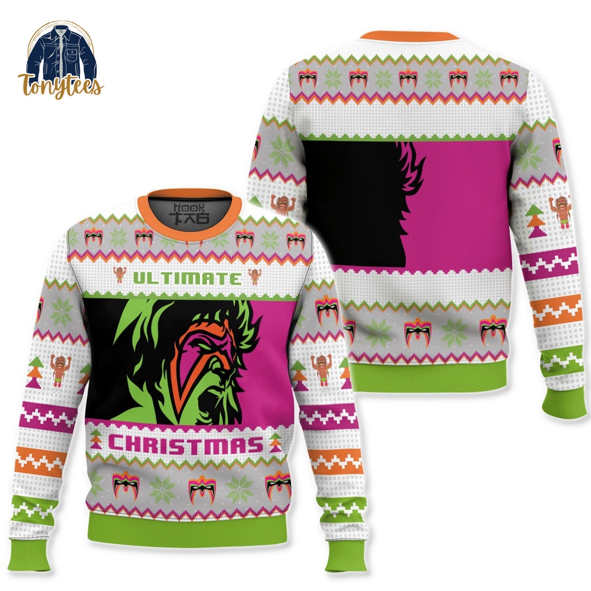 Ultimate Warrior Ugly Christmas Sweater