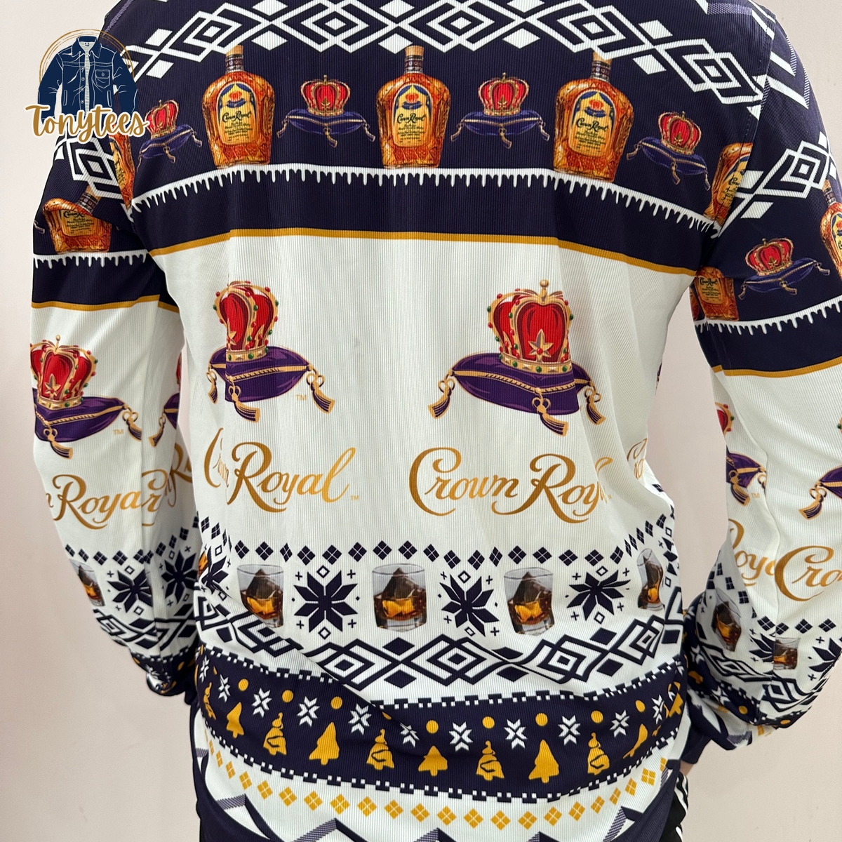 Walt Whiskey Crown Royal The Happiest Drink On Earth Ugly Sweater