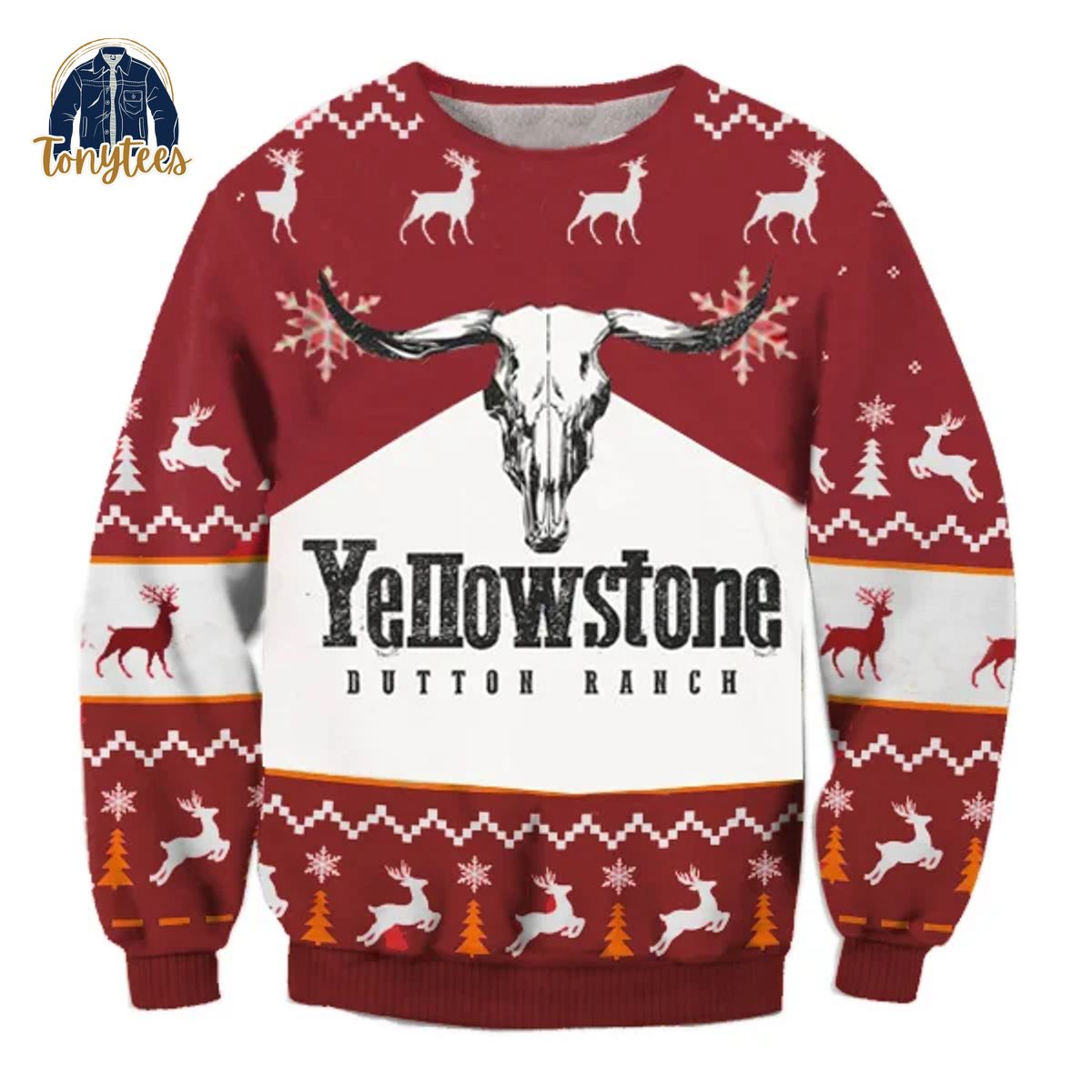 Yellowstone Dutton Ranch Ugly Christmas Sweater