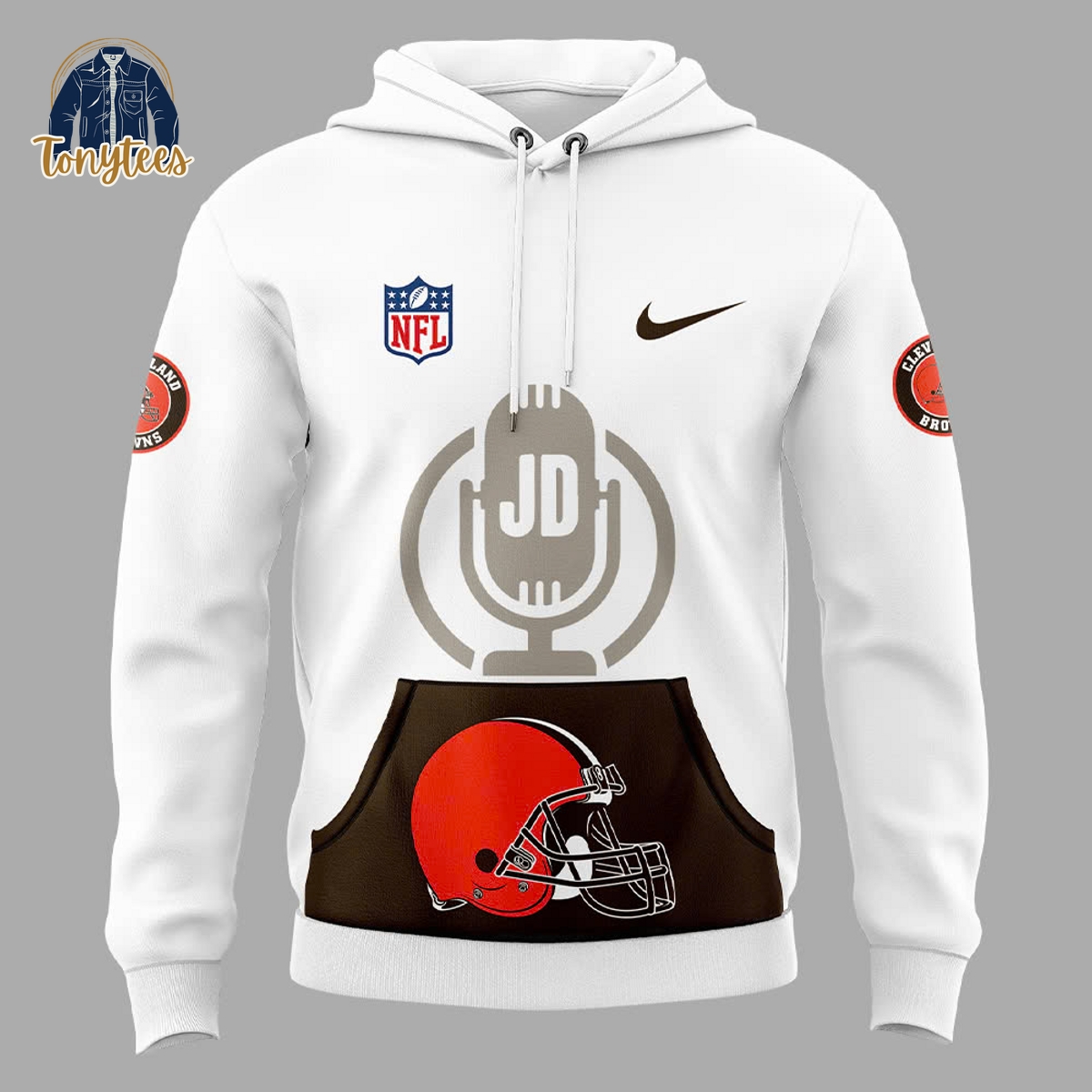 Cleveland Browns Jim Donovan Voice Hoodie