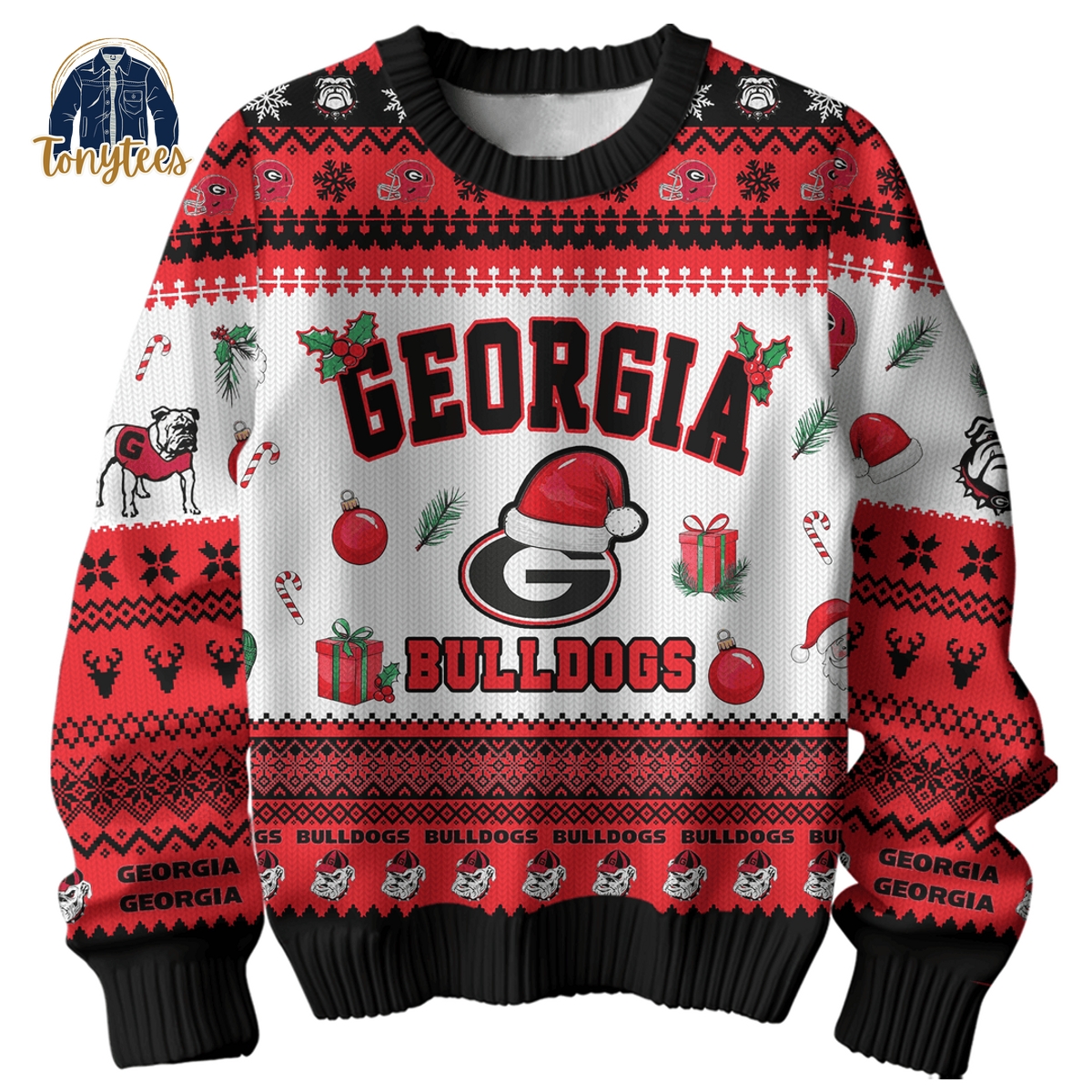 Georgia Bulldogs Have A Georgia Christmas Ugly Christmas Sweater