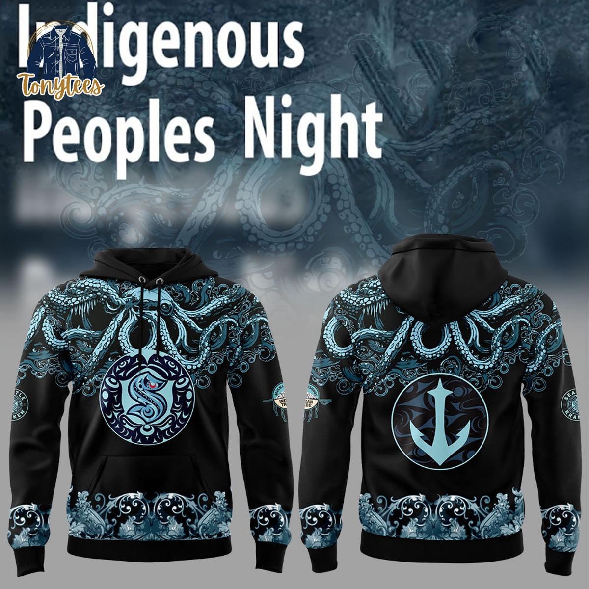 Kraken Indigenous Peoples Night Hoodie