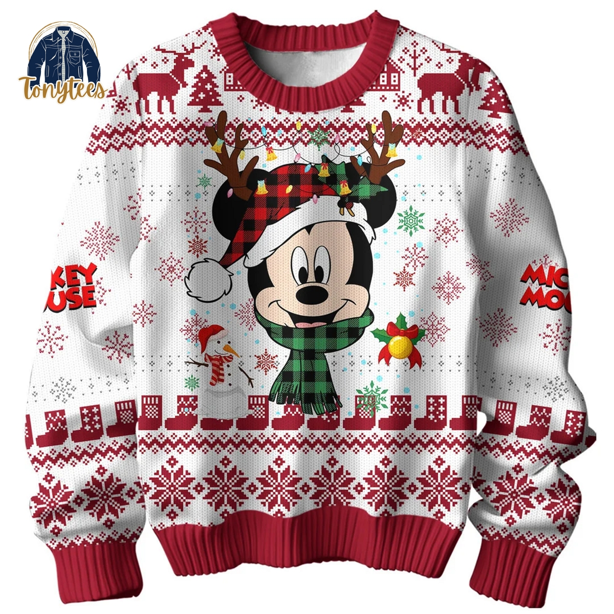 Merry Christmas Mickey Mouse Ugly Christmas Sweater