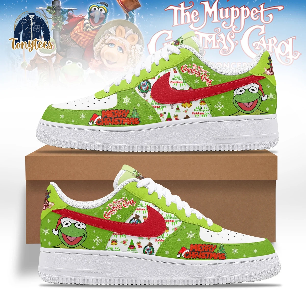 Merry Christmas The Muppets Christmas Carol Air Force 1 Sneaker