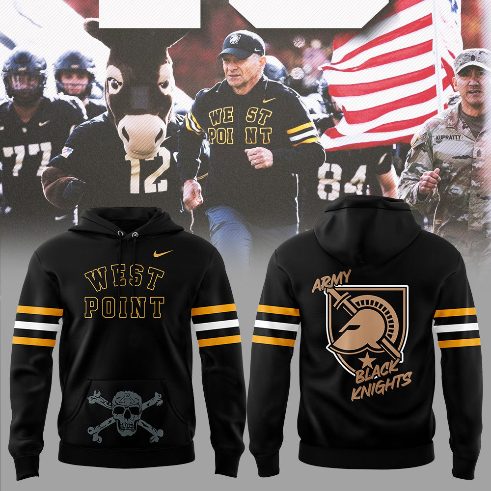 Arm Black Knights West Point Coach Jeff Monken Hoodie