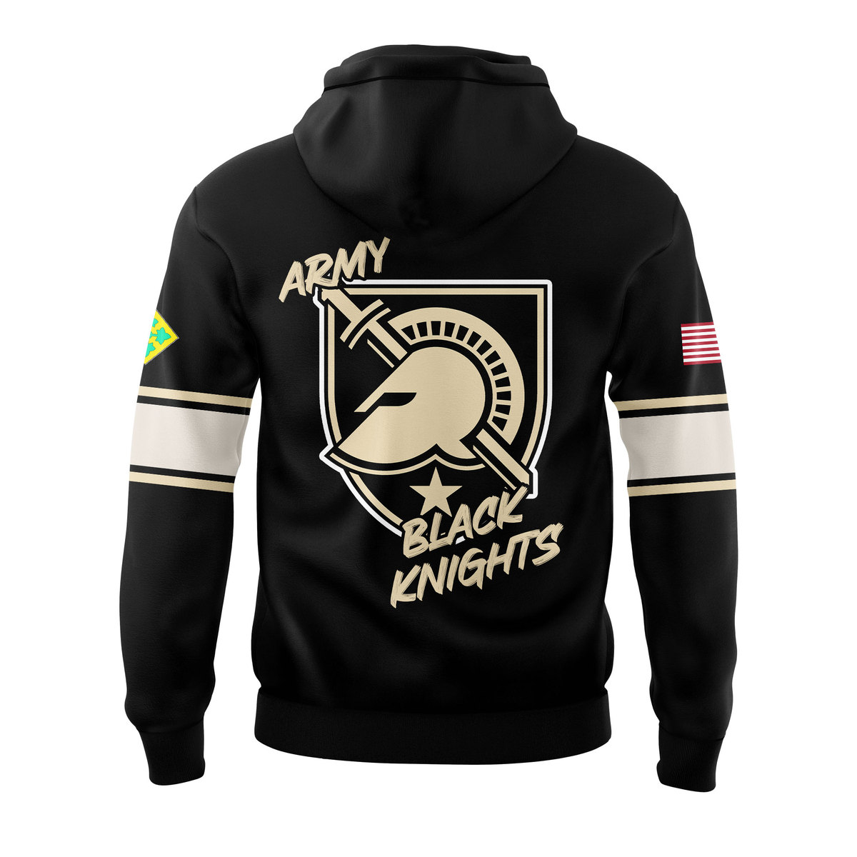 Arm Black Knights Skull America Hoodie