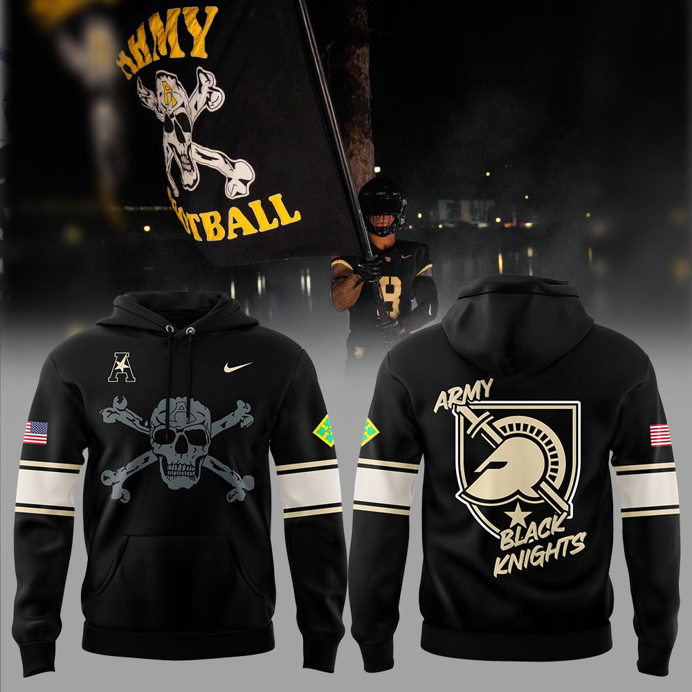 Arm Black Knights Skull America Hoodie