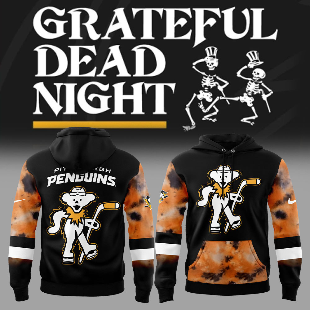 Grateful Dead Night Pittsburgh Penguins Hoodie