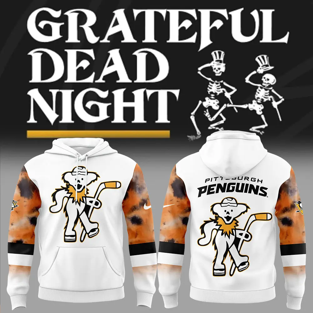 Pittsburgh Penguins Grateful Dead Night Hoodie