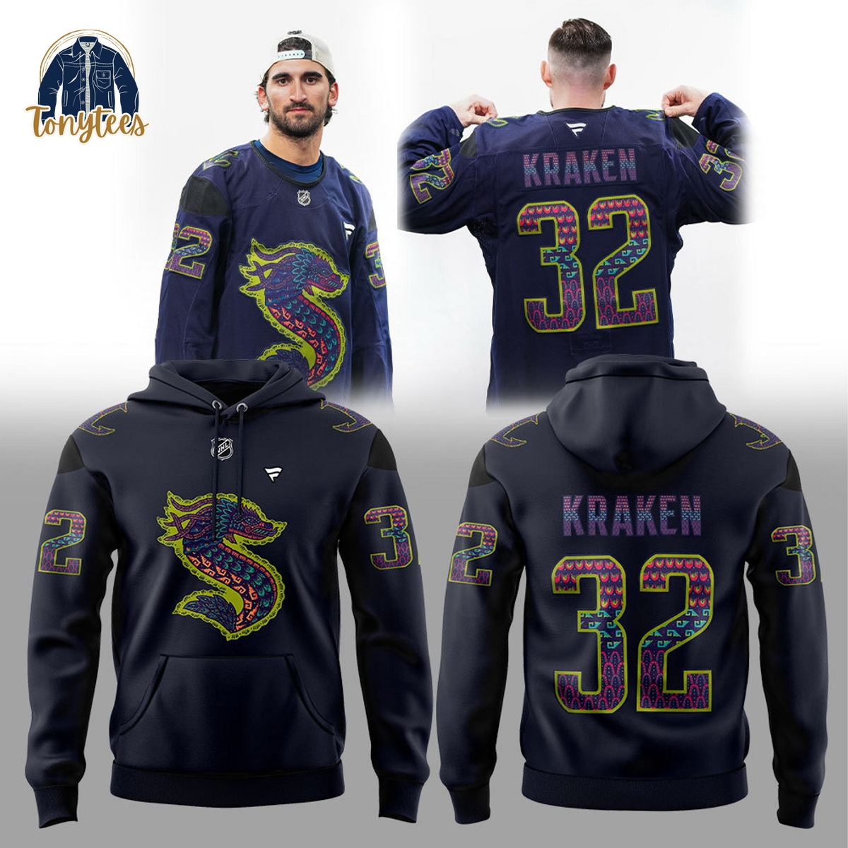 Seattle Kraken Hispanic Heritage Night 2024 Hoodie