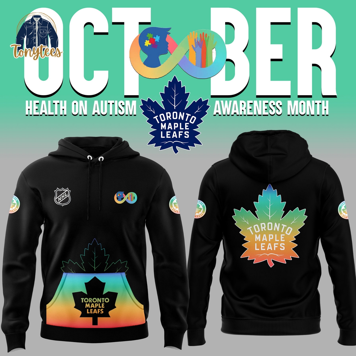 Toronto Maple Leafs Health on Autism Awareness Month 2024 Hoodie