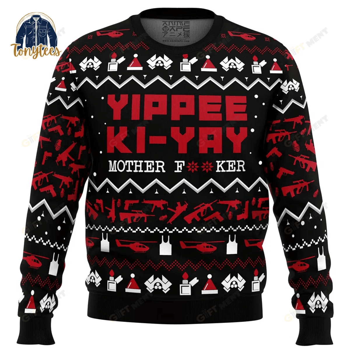 Yippe Ki-Yay Mother Fuker Die Hard Ugly Christmas Sweater