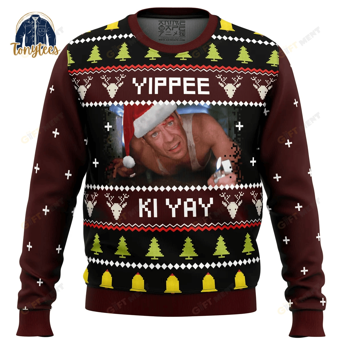 Yippee Ki-Yay Die Hard Die Hard Ugly Christmas Sweater