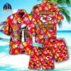 Kansas City Chiefs Three-Time Super Bowl LVII Champions Hawaiian Shirt